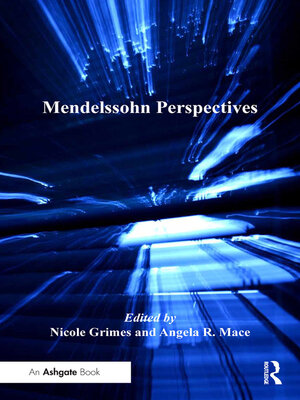 cover image of Mendelssohn Perspectives